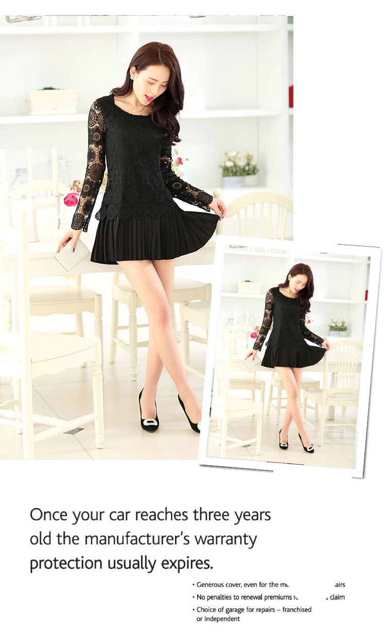 Mini Dress DS3643 Black