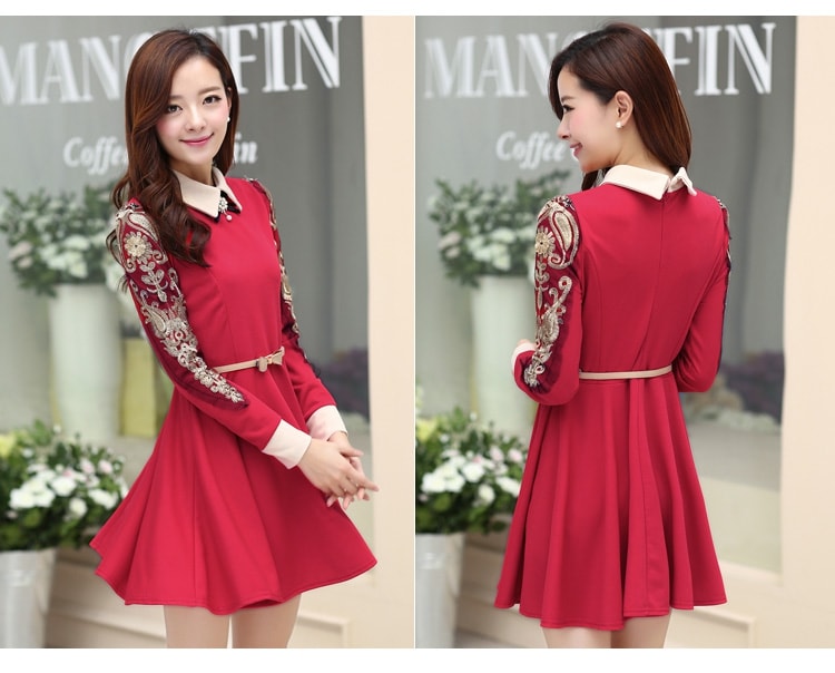 Victoria Dress DS3647 Rose Red