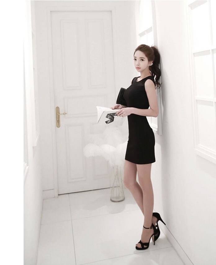 Party Dress DS3649 Black