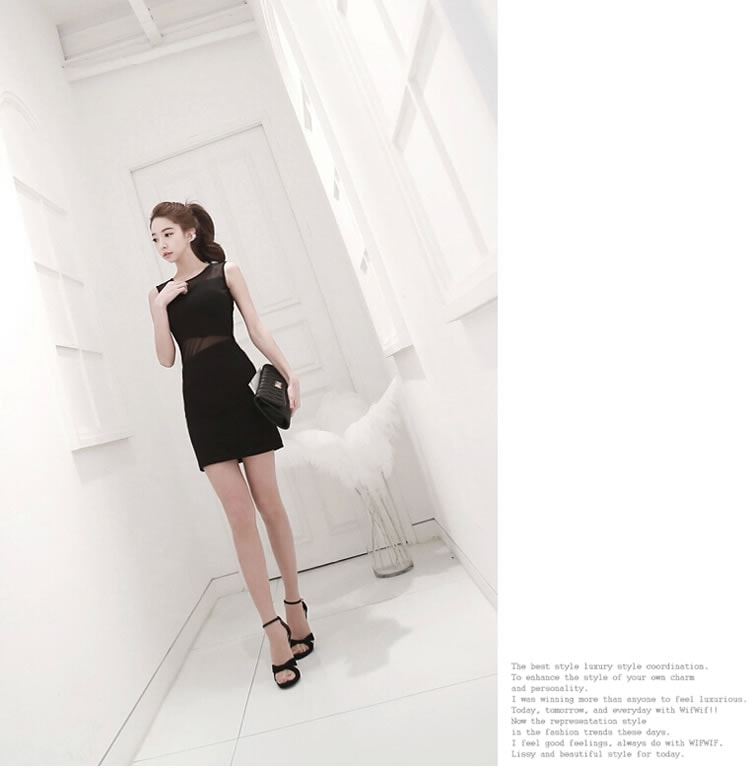 Party Dress DS3649 Black