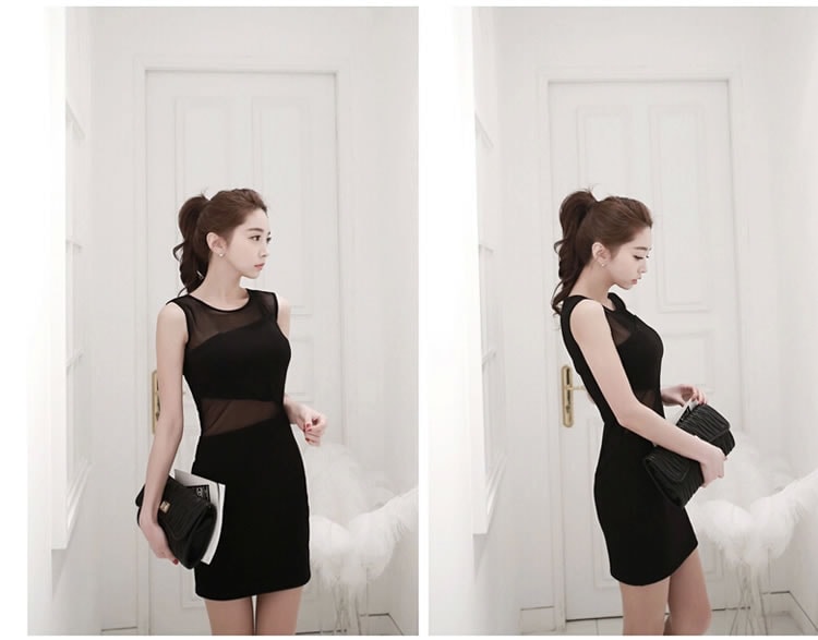 Party Dress DS3649 Black