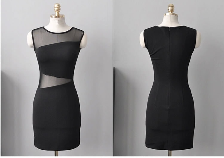 Party Dress DS3649 Black