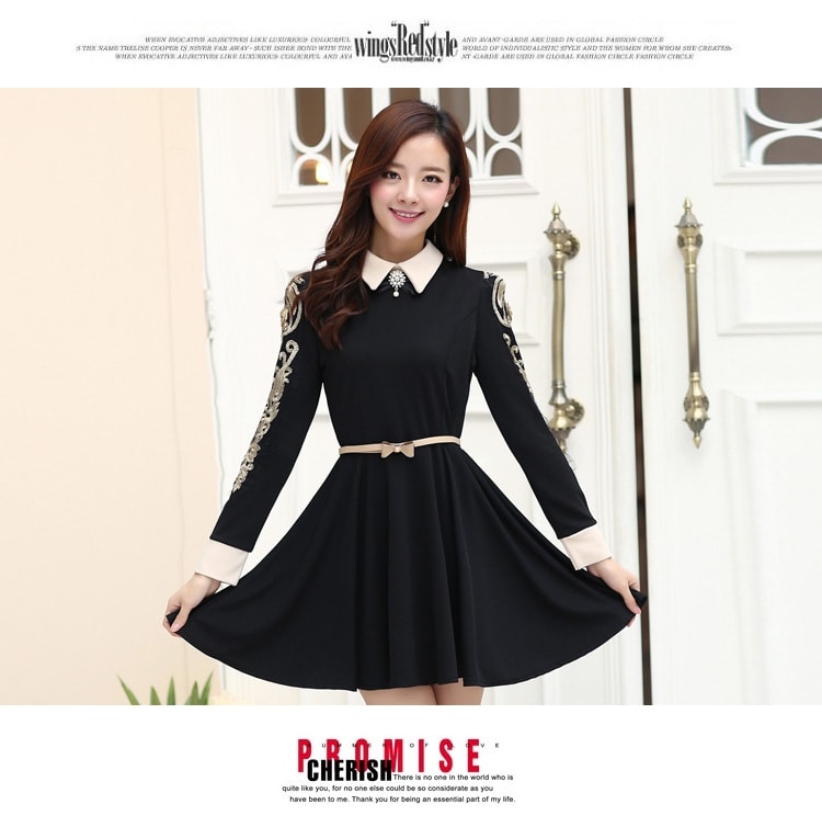 Victoria Dress DS3655 Black