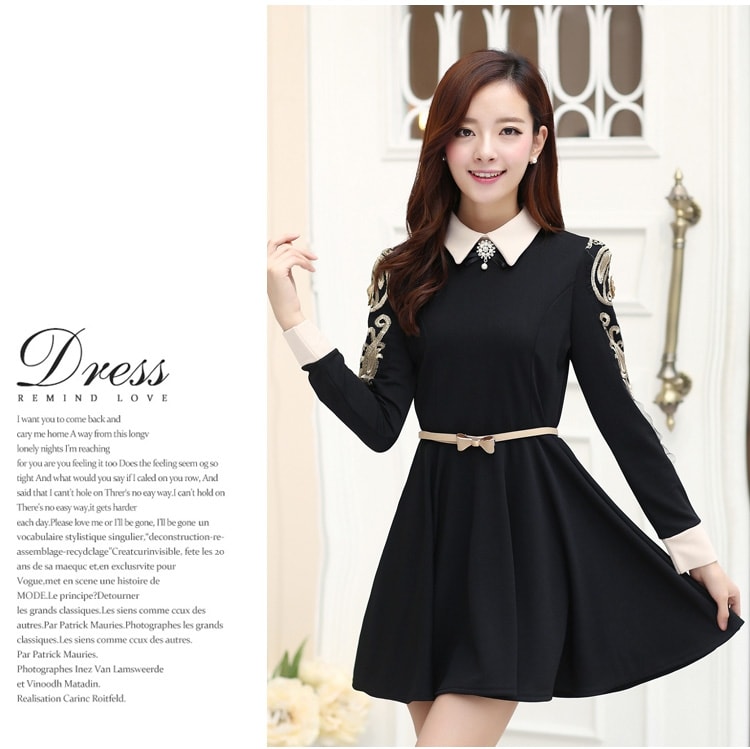 Victoria Dress DS3655 Black