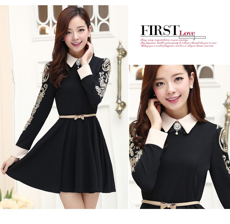 Victoria Dress DS3655 Black