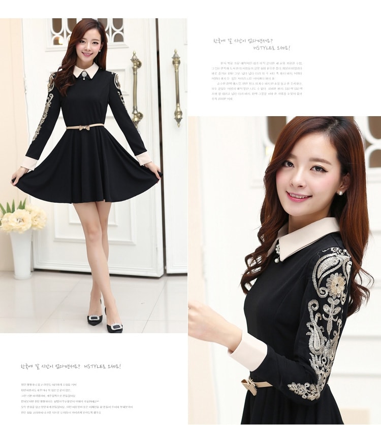 Victoria Dress DS3655 Black