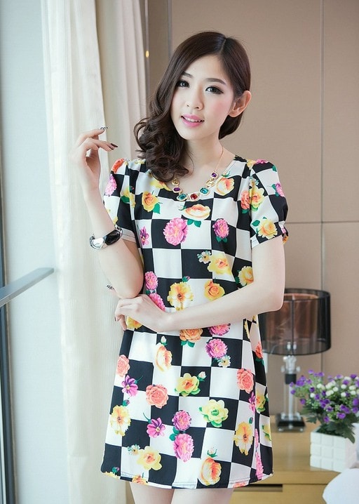 Dress DS3669 Black