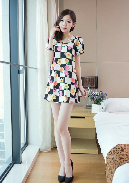 Dress DS3669 Black