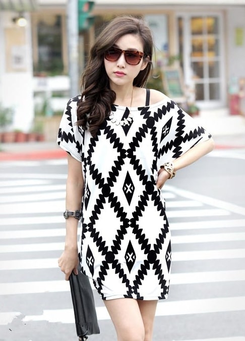 Dress DS3681 White