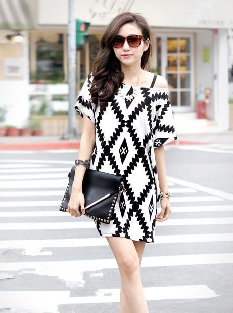 Dress DS3681 White