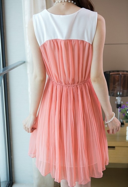 Dress DS3684 Orange