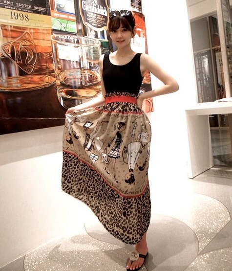 Long Dress DS3686 Brown