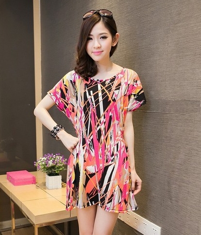 Bohemian Dress DS3687 Pink