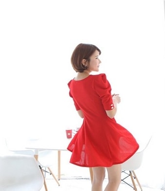 Dress DS3688 Red