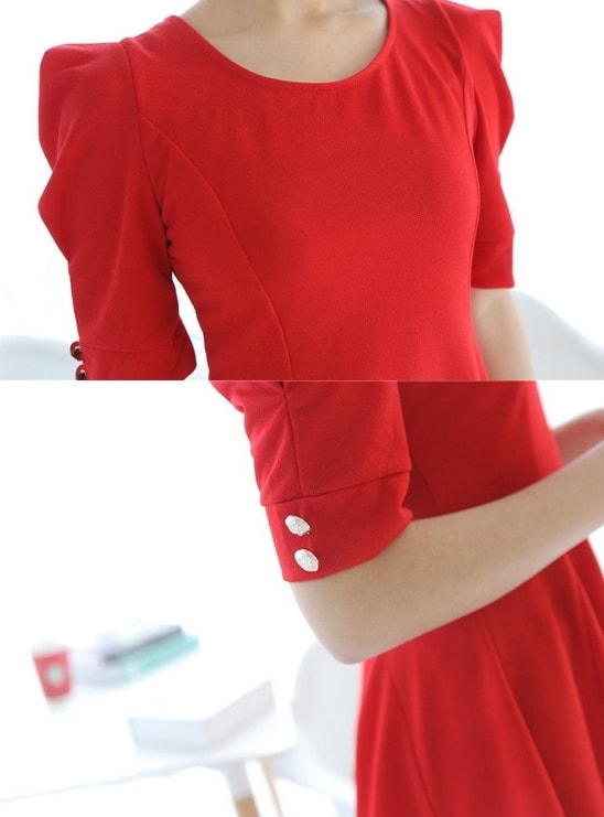 Dress DS3688 Red