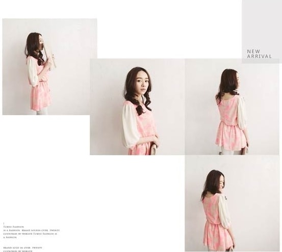 Dress DS3690 Pink