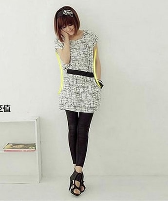 Dress DS3693 White