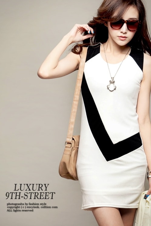 Dress DS3694 White