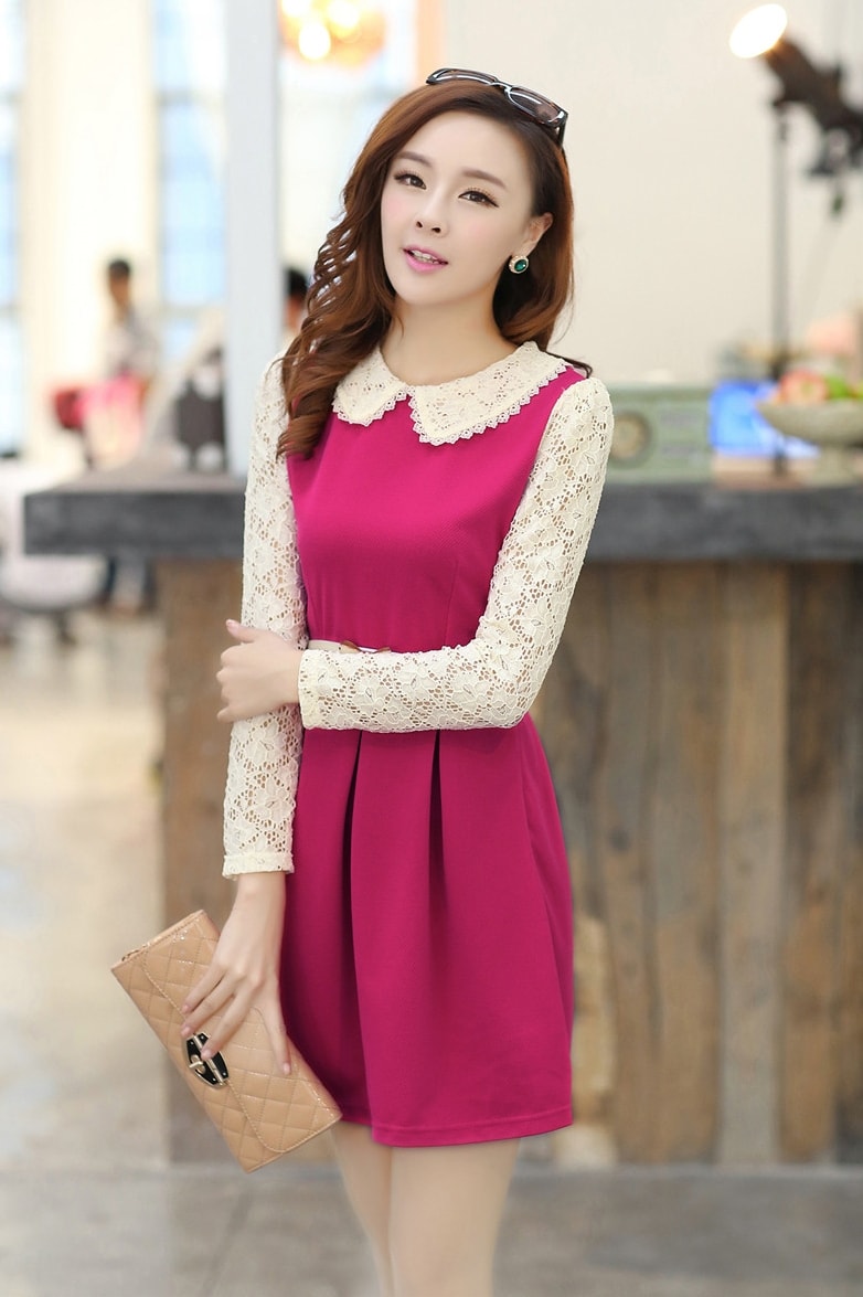 Dress DS3699 Rose Red