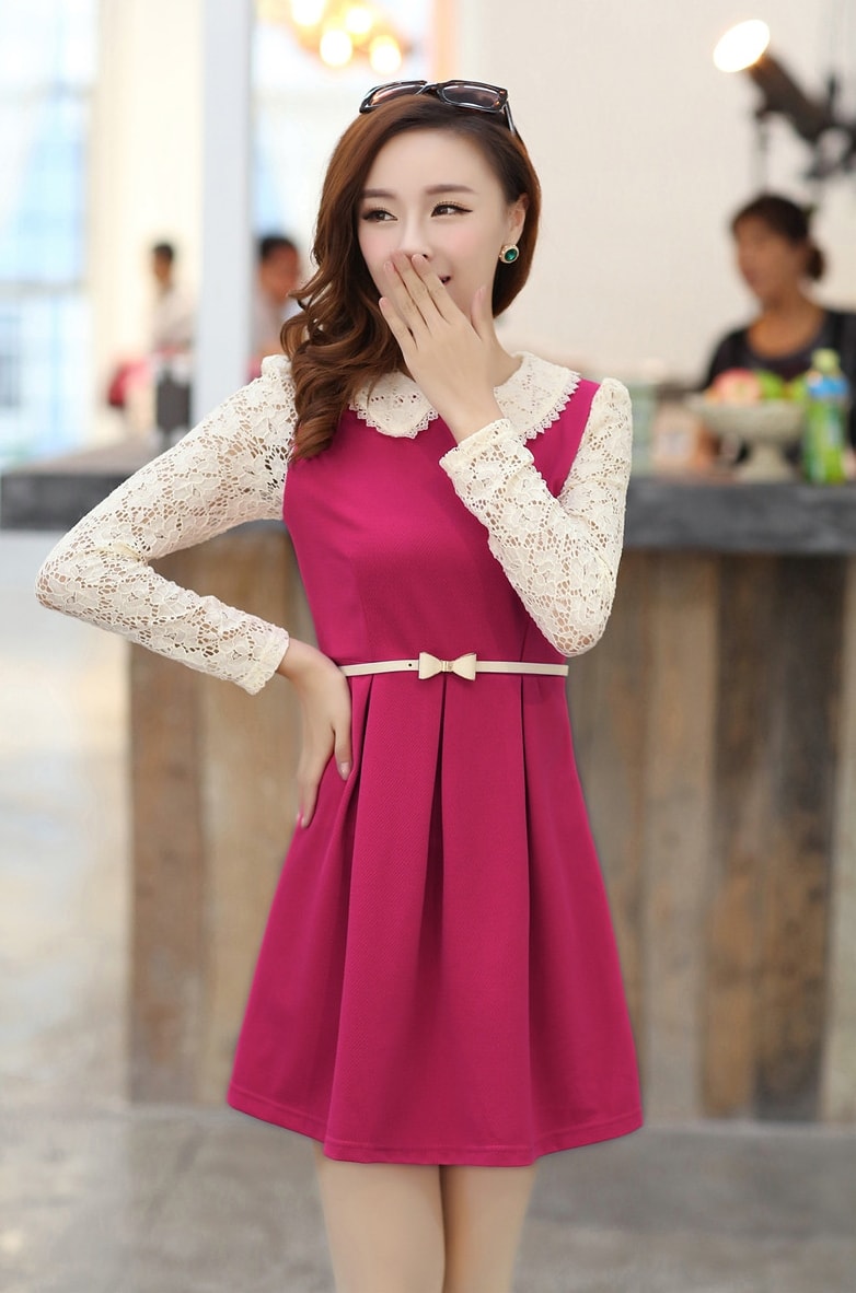 Dress DS3699 Rose Red