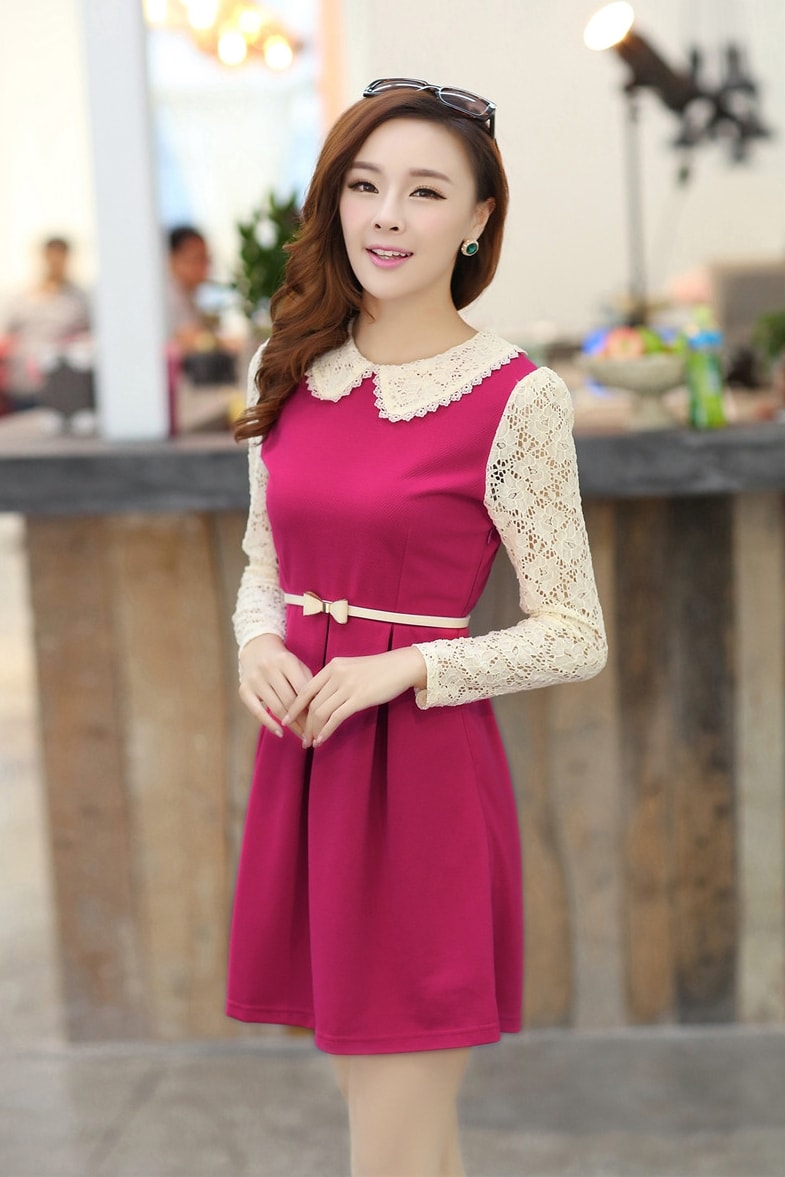 Dress DS3699 Rose Red