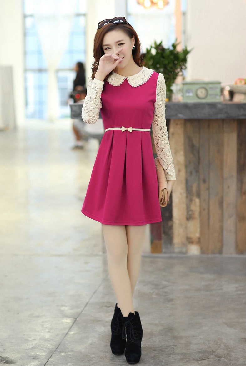 Dress DS3699 Rose Red