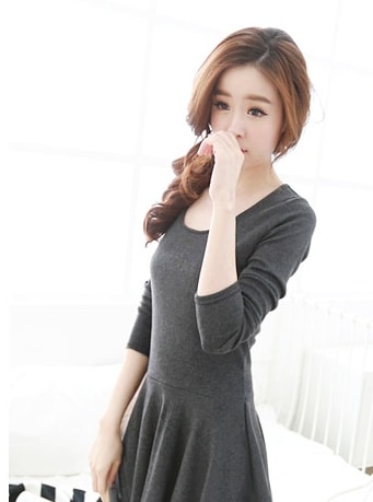 Mini Dress DS3723 Grey