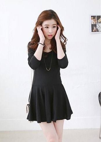 Mini Dress DS3724 Black