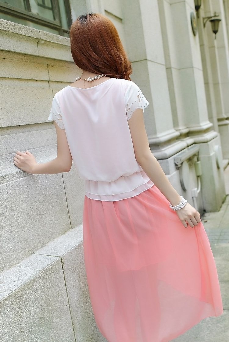 Long Dress DS3726 Pink