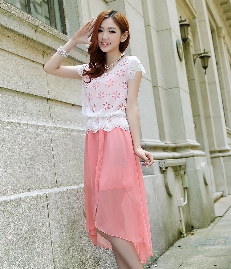 Long Dress DS3726 Pink