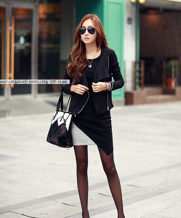 Dress DS3740 Black