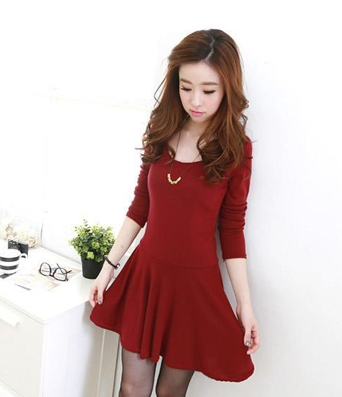 Mini Dress DS3743 Red