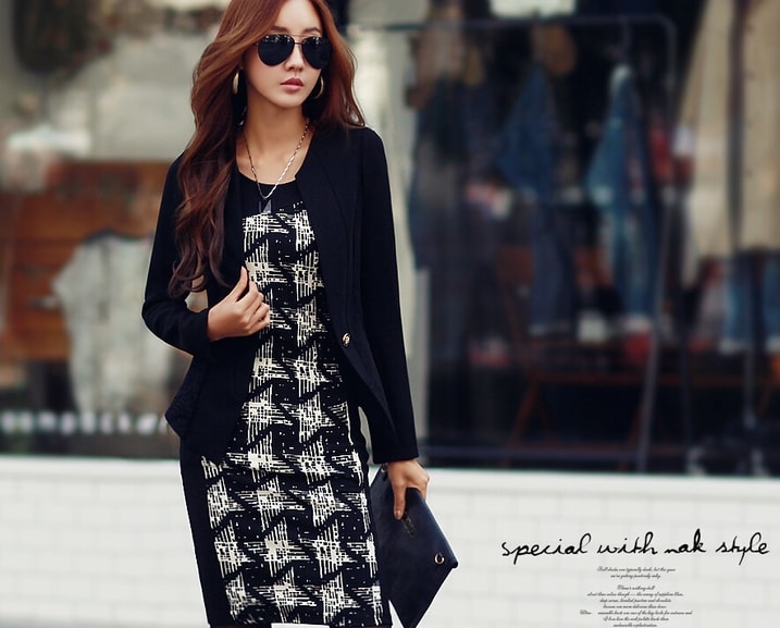 Dress DS3744 Black