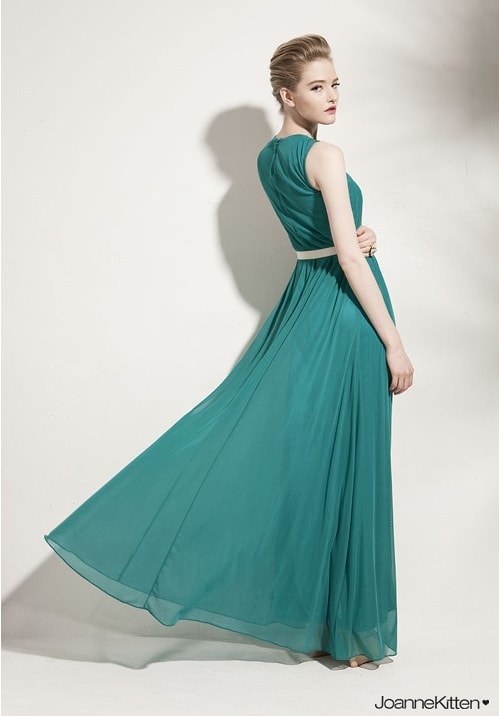 Long Dress DS3759 Green