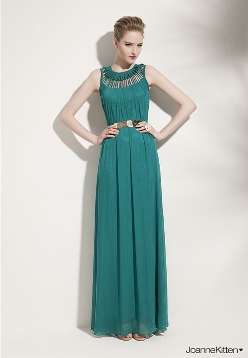 Long Dress DS3759 Green