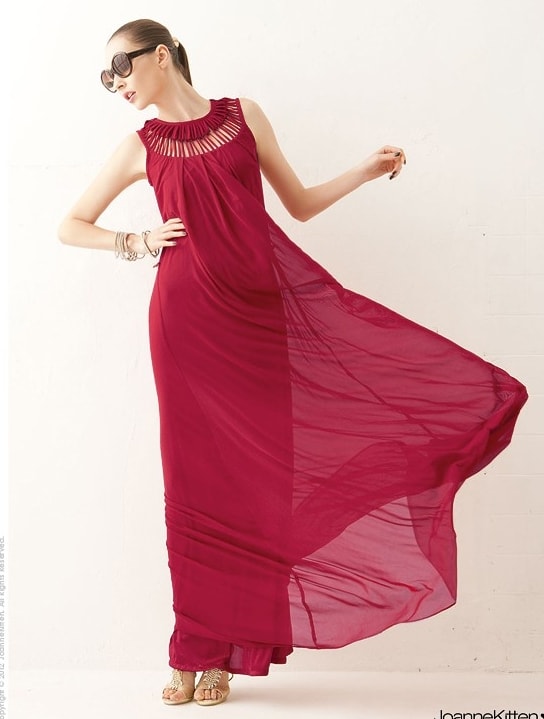 Long Dress DS3760 Red