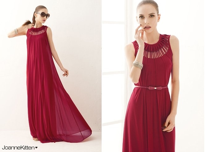 Long Dress DS3760 Red