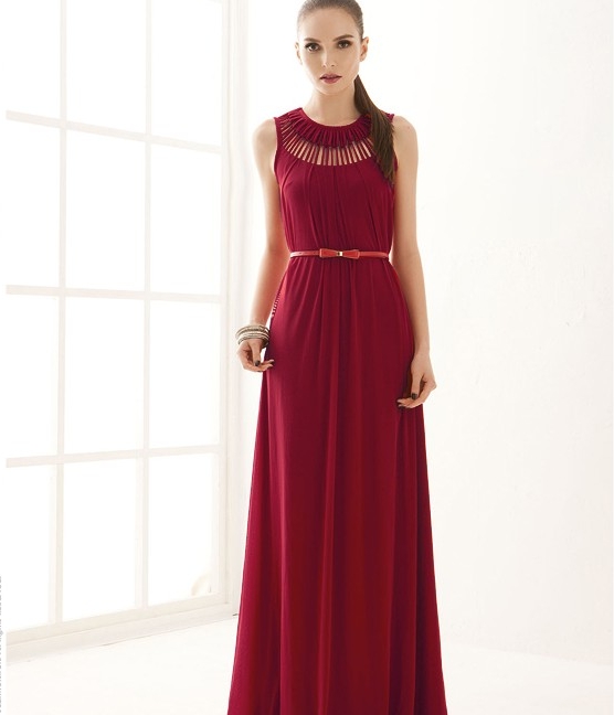 Long Dress DS3760 Red