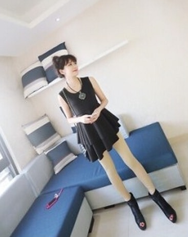 Dress DS3766 Black