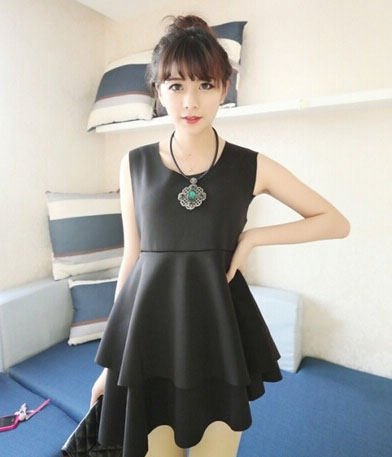 Dress DS3766 Black