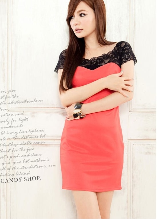 Dress DS3775 Pink