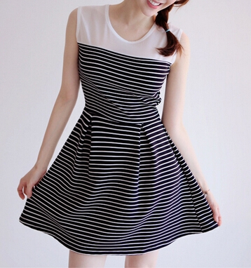 Dress DS3783 Black