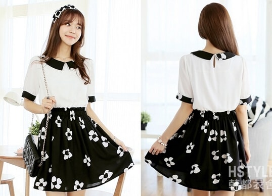 Dress DS3785 White