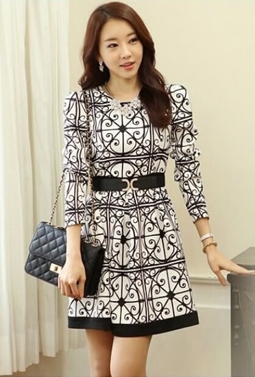 Dress DS3823 Black