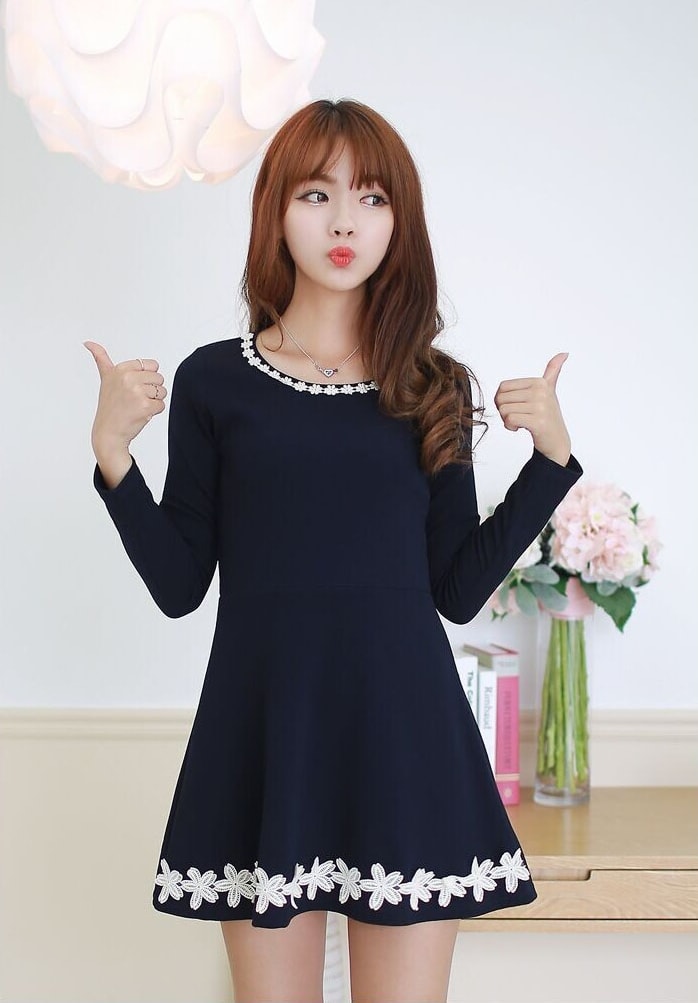 Dress DS3832 Black