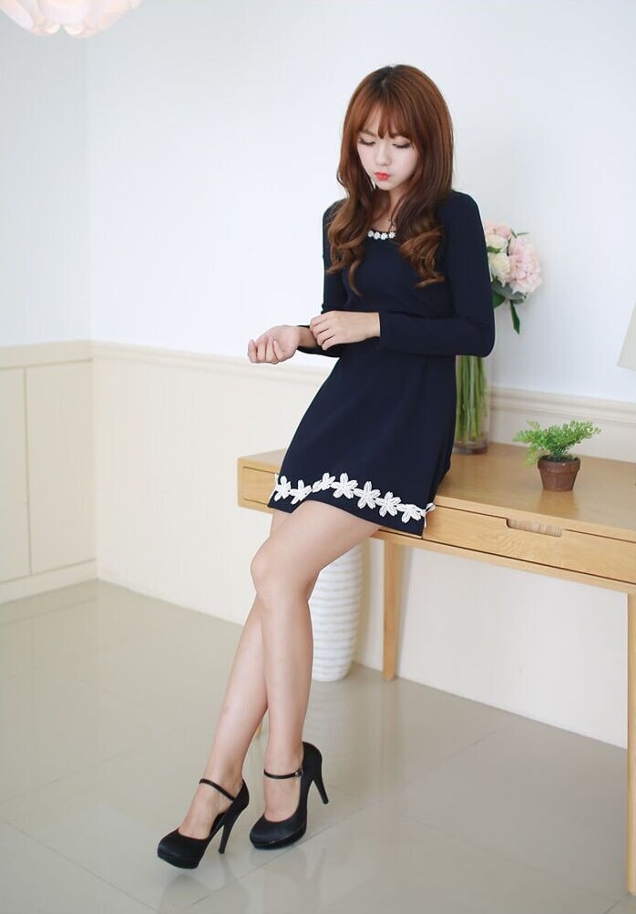 Dress DS3832 Black