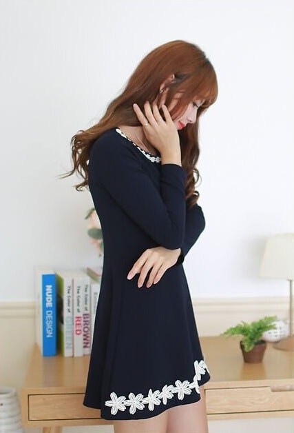 Dress DS3832 Black