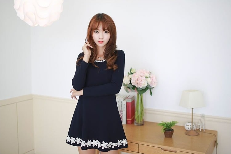 Dress DS3832 Black