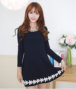 Dress DS3832 Black