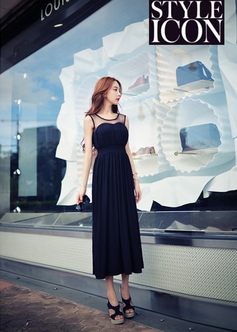 Long Dress DS3834 Black